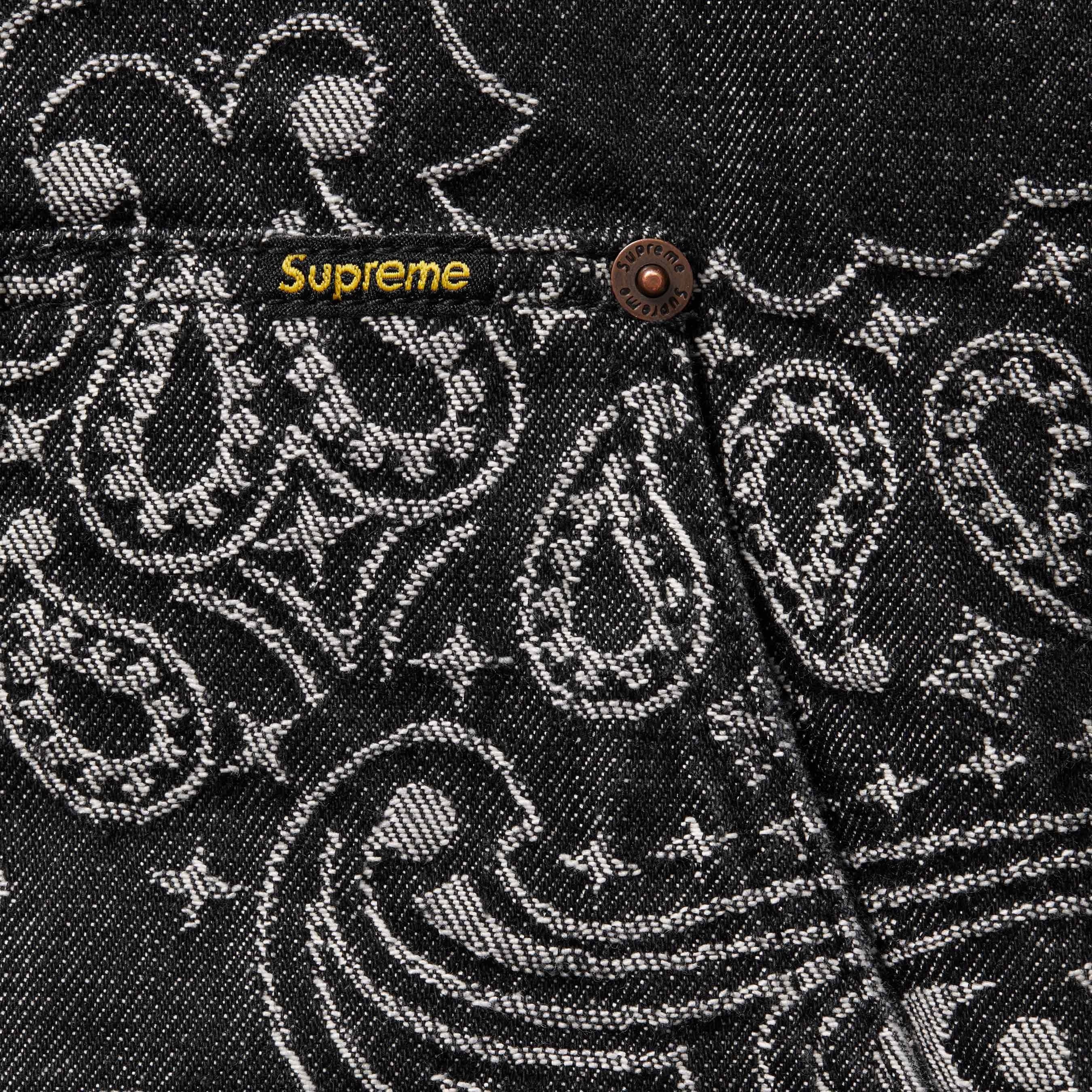 Bandana Jacquard Denim Hooded Work Jacket view 13